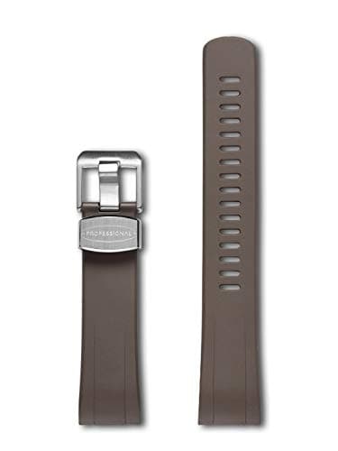 Crafter Blue 22mm Curved-End Rubber watch